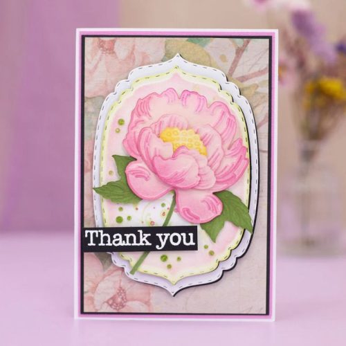 Crafter’s Companion Layered Florals stanssi – BEAUTIFUL PEONY