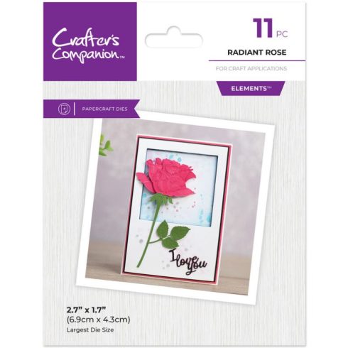 Crafter’s Companion Layered Florals stanssi – RADIANT ROSE