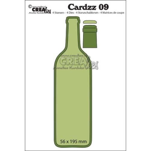 Crealies stanssi – BOTTLE pullokortti 1