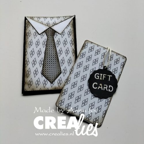 Crealies stanssi – Give a Gift Card MAN OUTFIT