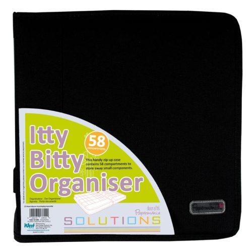 Docrafts – Itty Bitty Organizer säilytyskansio lokeroilla (70 kpl)