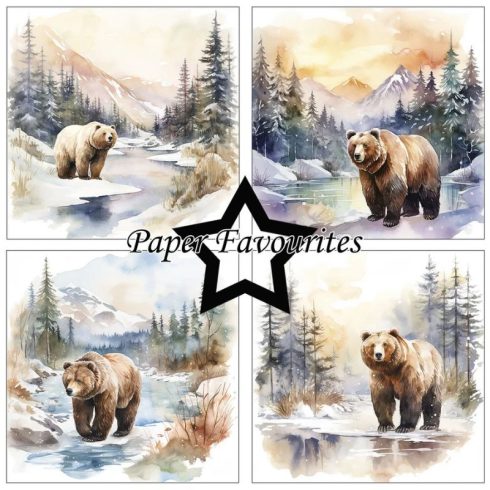 Paper Favourites – Winter Scene paperilajitelma 15 x 15 cm