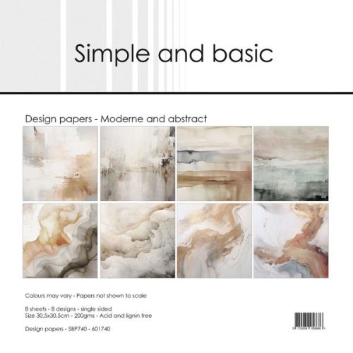 Simple and Basic – Moderne and Abstract paperilajitelma 30 x 30 cm