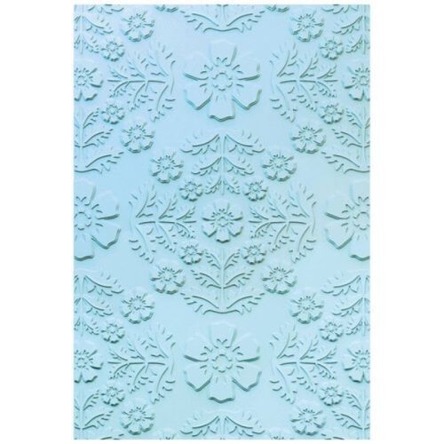 Sizzix 3D kohokuviointikansio Textured Impressions – FLORAL DAMASK A5 1