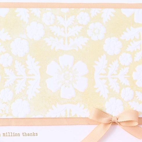 Sizzix 3D kohokuviointikansio Textured Impressions – FLORAL DAMASK A5 2