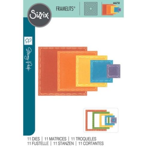 Sizzix Framelits stanssi – YVETTE INTERLACED SQUARES