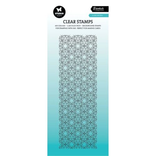 Studio Light Clear Stamp – Floral Pattern leimasin