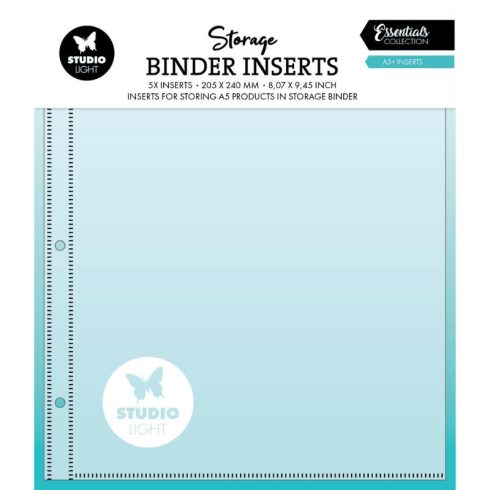 Studio Light – Storage Binder Inserts kansiotaskut A5+ (5 kpl)