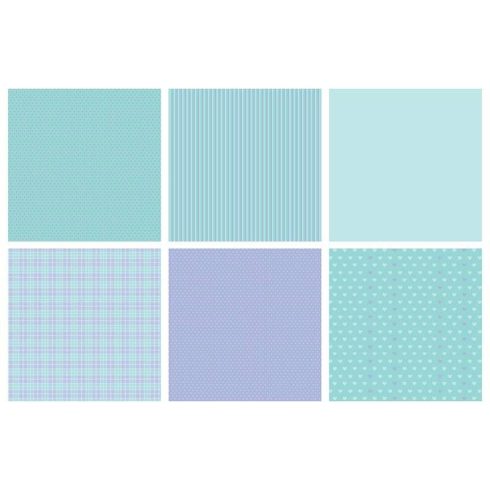 _The Paper Boutique – Mint Drops paperilehtiö 20 x 20 cm (1)