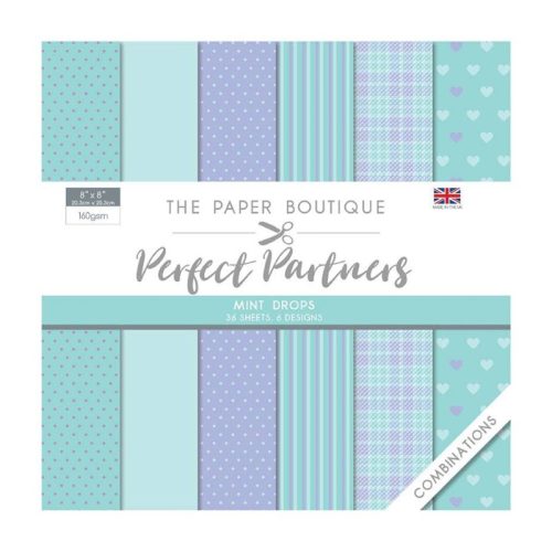 _The Paper Boutique – Mint Drops paperilehtiö 20 x 20 cm