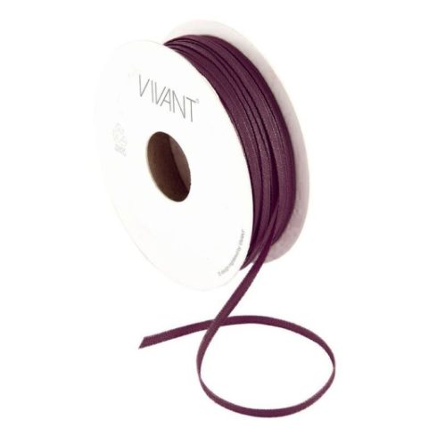 Vivant Texture Ribbon Dark Purple – tekstiilinauha 20m (3mm)