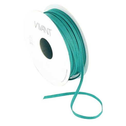 Vivant Texture Ribbon Turquoise – tekstiilinauha 20m (3mm)