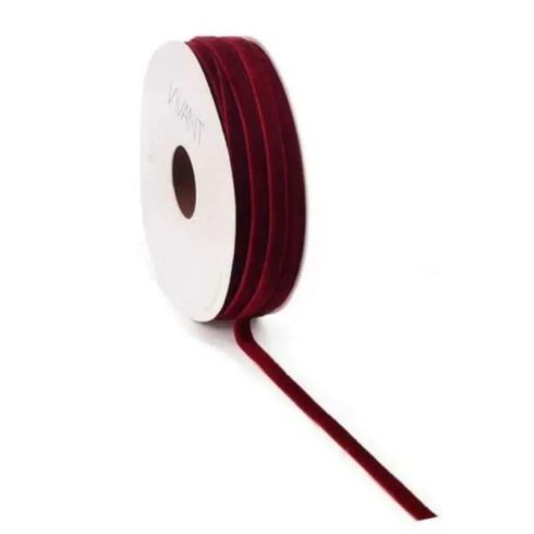 Vivant Velvety Ribbon Bordeaux – samettinauha 20m (6mm)