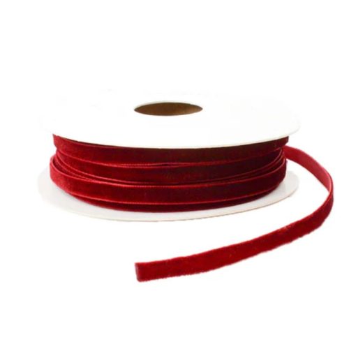 Vivant Velvety Ribbon Bordeaux – samettinauha 20m (6mm)