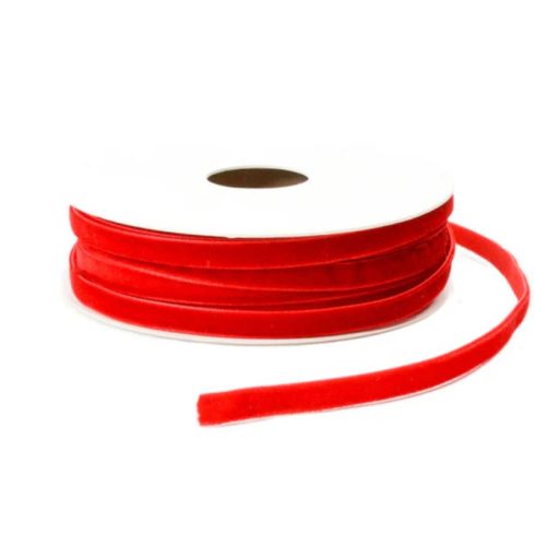 Vivant Velvety Ribbon Red – samettinauha 20m (6mm)