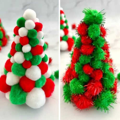 Christmas Mix Pompom pallot 50 kpl 4