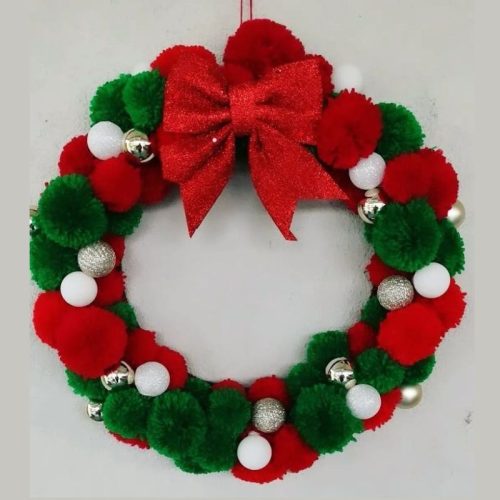 Christmas Mix Pompom pallot 50 kpl 5