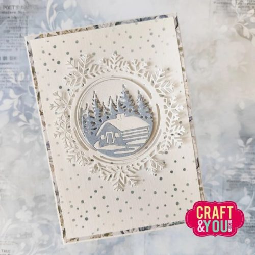 Craft You Design stanssi – SNOWFLAKES FRAME 2