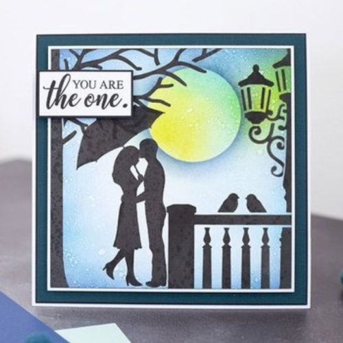 Crafters Companion Stencil Stamp – You Are The One sapluunat leimasinsetti 3