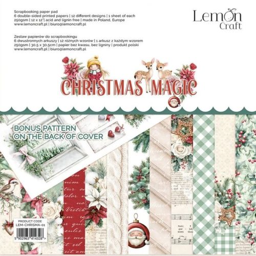 Lemon Craft – Christmas Magic paperilehtiö 30 x 30 cm