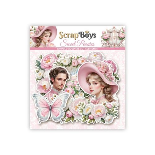 ScrapBoys – Sweet Peonies leikekuvat (37 kpl)