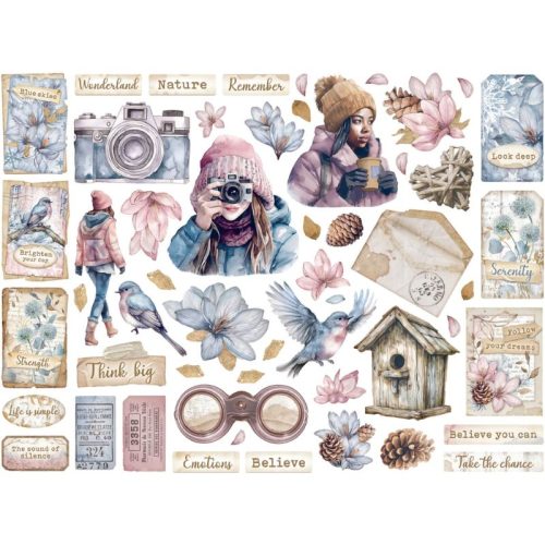 Stamperia – Die Cuts Dewdrops isot kartonkikuvat 53 kpl 1