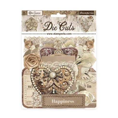 Stamperia – Die Cuts Old Lace isot kartonkikuvat (46 kpl)