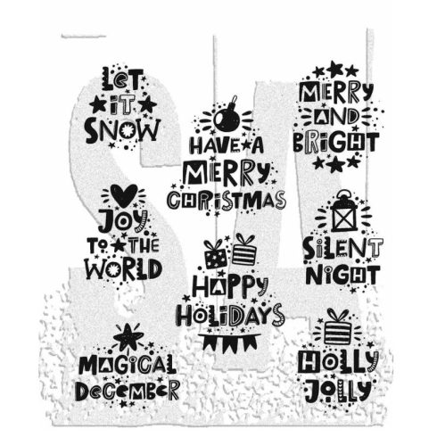 Tim Holtz Stampers Anonymous – Holiday Whatnots leimasinsetti