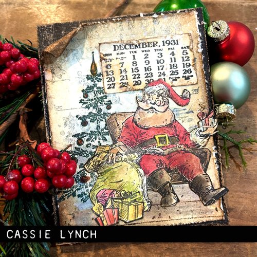 Tim Holtz Stampers Anonymous – Santa Visit leimasinsetti5