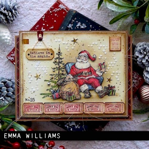 Tim Holtz Stampers Anonymous – Santa Visit leimasinsetti7